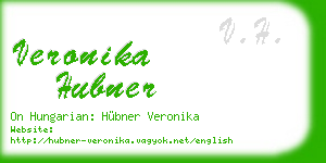 veronika hubner business card