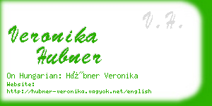 veronika hubner business card